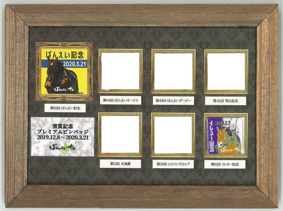 イレネー記念」、「ばんえい記念」重賞記念プレミアムピンバッジ