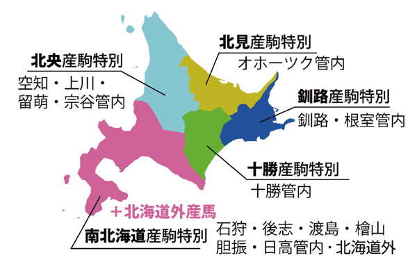ばんえい甲子園北海道地図イメージ