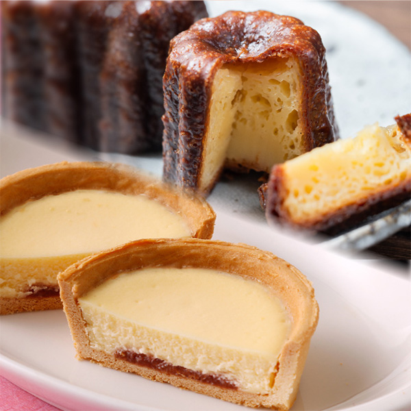 まるよカヌレ すももチーズタルトセット